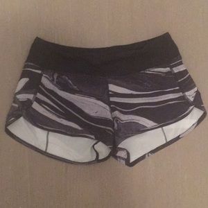 Lululemon speed shorts